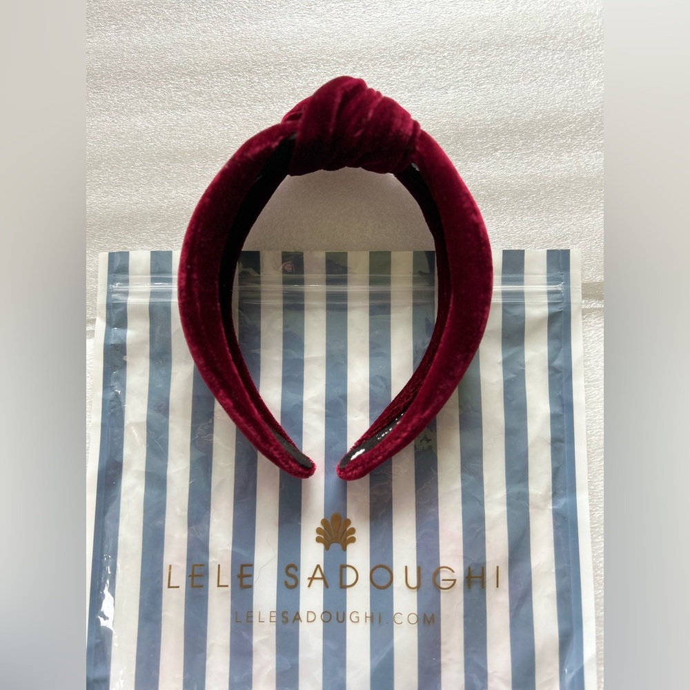 Lele Sadoughi Velvet headband